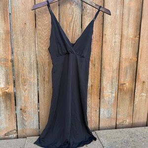 JOYSHAPER Women’s Black Dress Slip Sleepwear Adjustable Straps Size Small/Medium